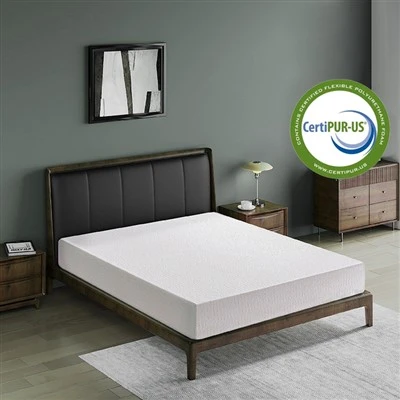 10 Inch Comfortable Memory Foam Twin Mattress for King Size Bed