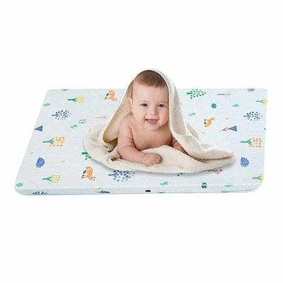 Breathable Washable Baby Crib Mattress with Waterproof Sheet for Toddler Bed