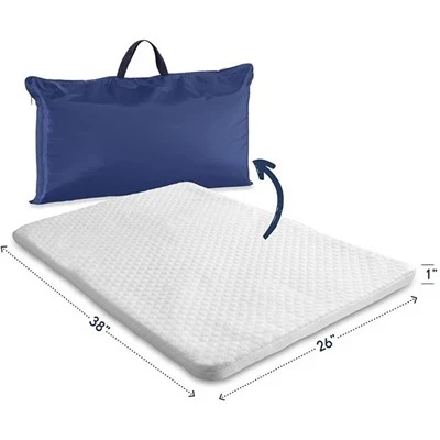 Comfortable Pack And Play With A Good Memory Foam Crib Mattress For The Bassinet