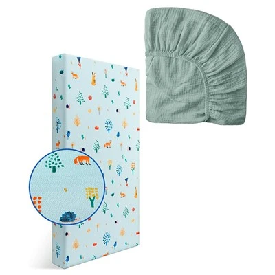 Crib Mattress for Toddler and Baby with Removable Breathable Cover